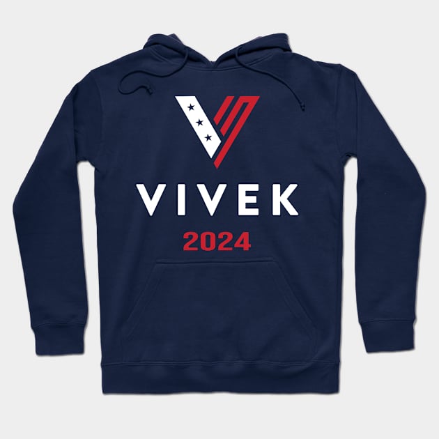 Vivek 2024 Hoodie by MZeeDesigns